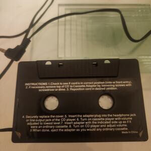 Philips Car Stereo Cassette Audio Adapter to AUX Cord
